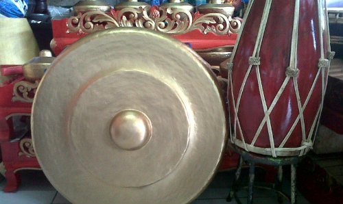 A selection of musical instruments